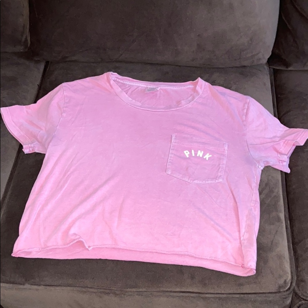 Pink crop top